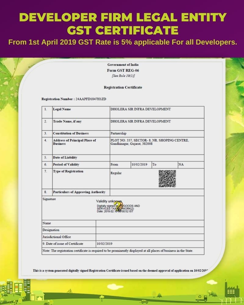 Legal Entity GST Certi