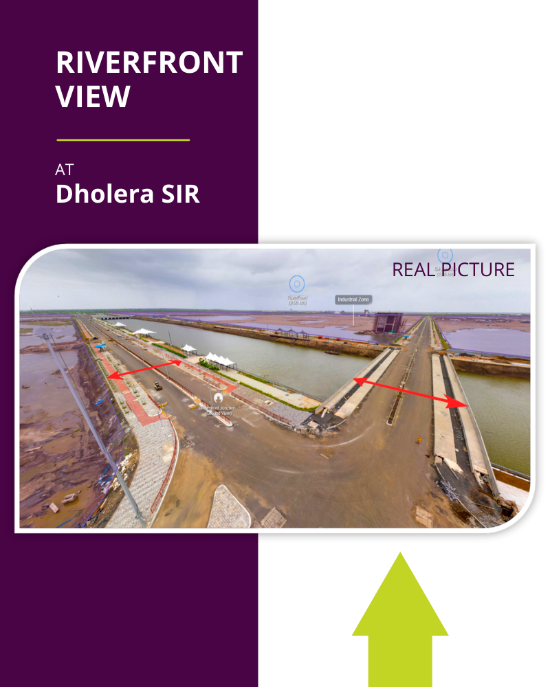 Dholera Riverfront view