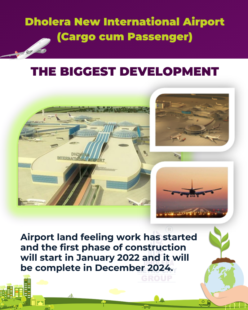 Dholera New International Airport (Cargo cum Passenger)