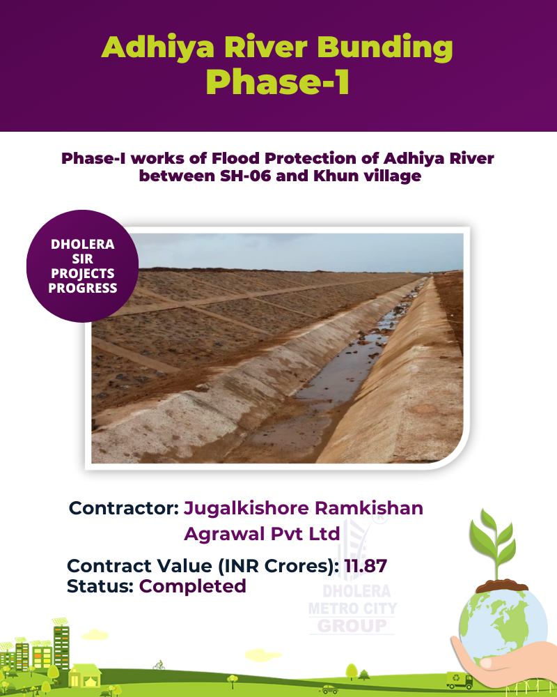 Adhiya River Bunding Phase-1